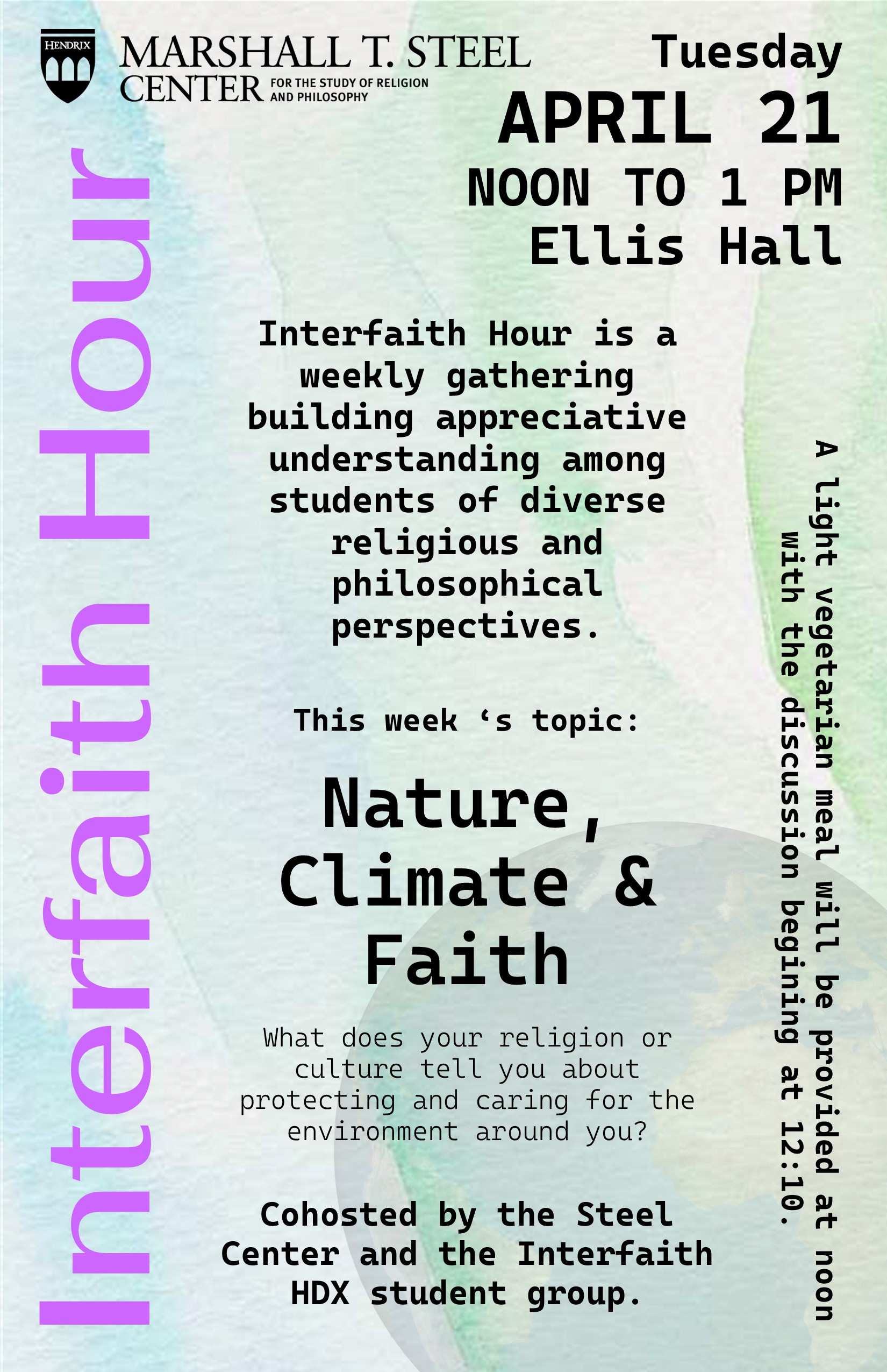 Interfaith Hour Nature and Climate Interfaith Hour Nature and Climate